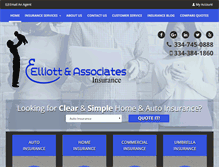 Tablet Screenshot of elliottinsuranceagents.com